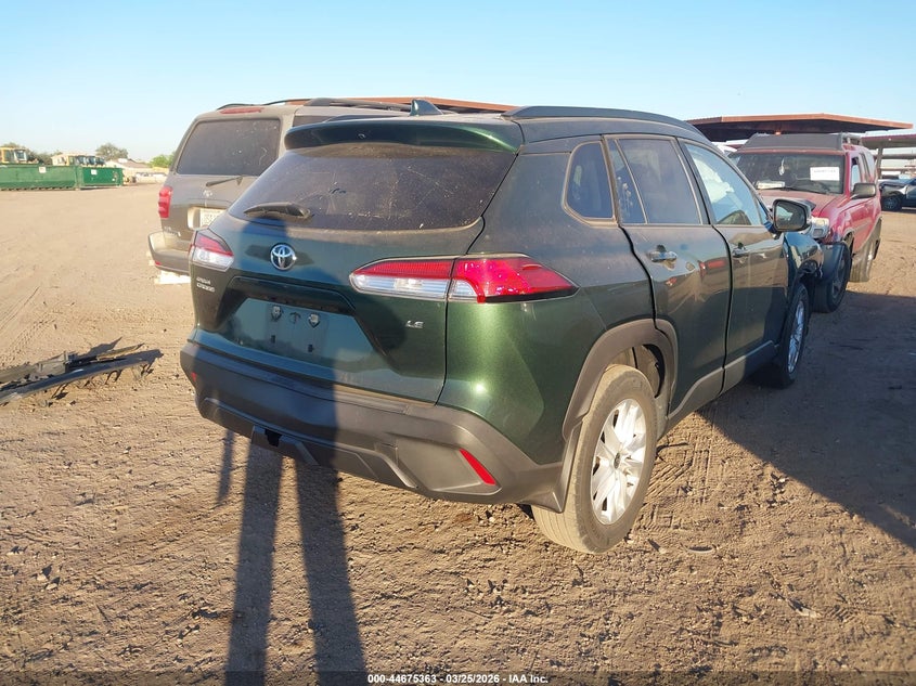 2023 Toyota Corolla cross VIN 7MUCAAAG8PV068765 IAAI salvage auction — LEFT FRONT, Salvage (Arizona), sold $4,050 on 2026-07-28 (photo 4)