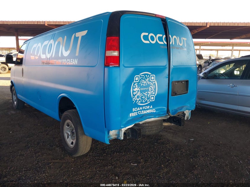 2025 Gmc Savana VIN 1GTZ7HF78S1174756 IAAI salvage auction — REAR END, Salvage (Arizona), sold $17,150 on 2026-07-07 (photo 3)