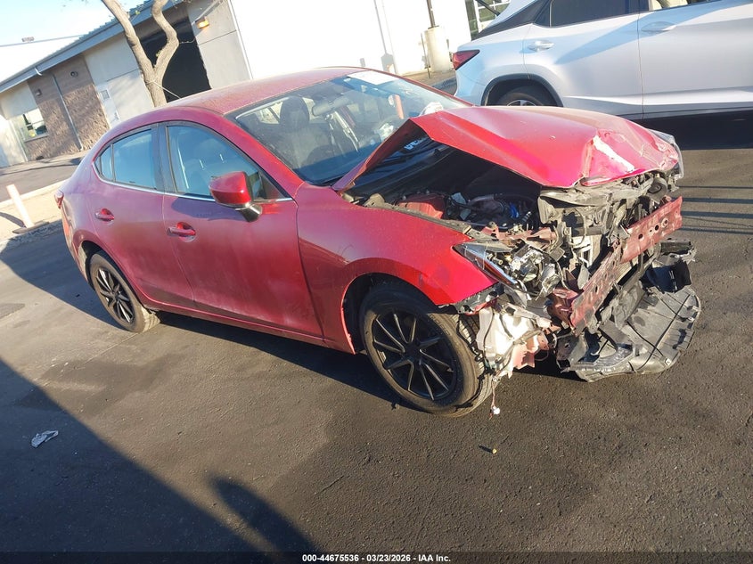 2016 Mazda 3 VIN 3MZBM1U77GM298187 IAAI salvage auction — FRONT END, Salvage Title, sold $525 on 2026-07-10 (photo 1)