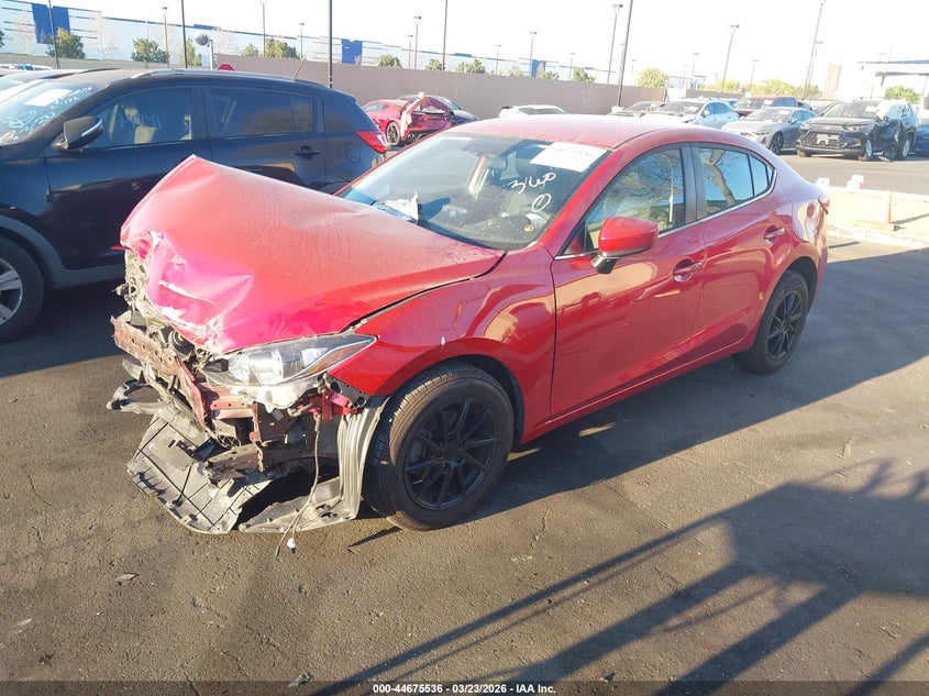 2016 Mazda 3 VIN 3MZBM1U77GM298187 IAAI salvage auction — FRONT END, Salvage Title, sold $525 on 2026-07-10 (photo 2)