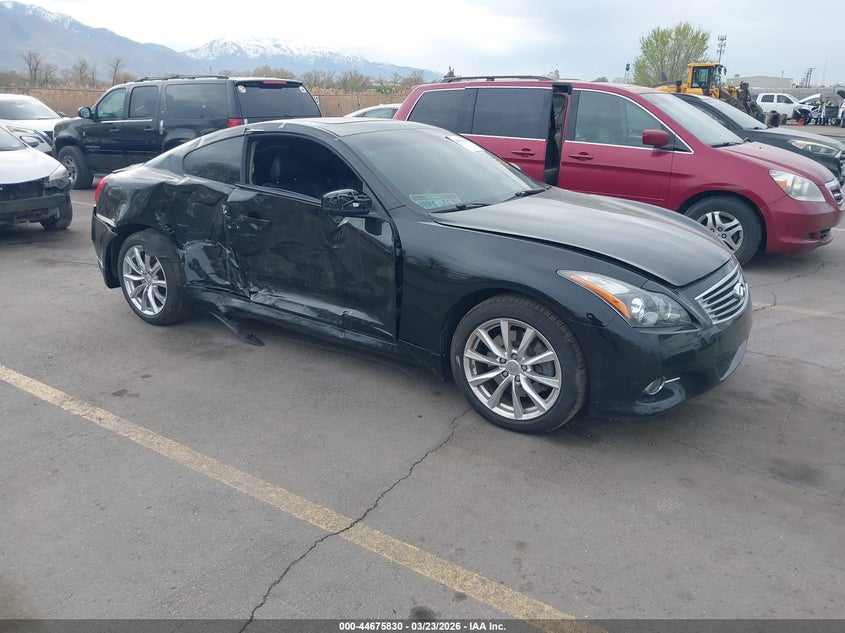 2014 Infiniti Q60 VIN JN1CV6EL7EM132079 IAAI salvage auction — RIGHT SIDE, Wait Title, sold $1,325 on 2026-07-09 (photo 1)