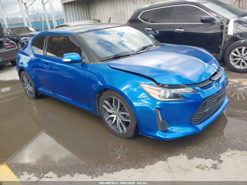 2015 Scion Tc VIN JTKJF5C74FJ013127 IAAI salvage auction — FRONT END, Wait Title, sold $1,250 on 2026-08-01 (photo 1)