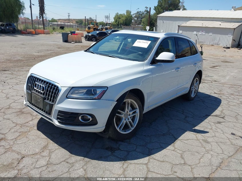 2015 Audi Q5 VIN WA1LFAFP6FA097594 IAAI salvage auction — LEFT FRONT, Salvage Title, sold $2,400 on 2026-07-07 (photo 2)