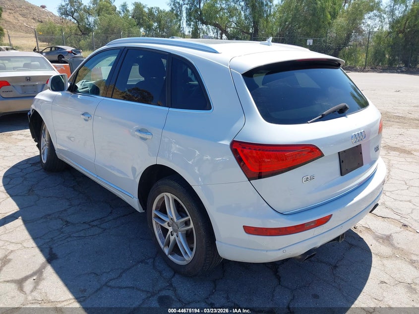 2015 Audi Q5 VIN WA1LFAFP6FA097594 IAAI salvage auction — LEFT FRONT, Salvage Title, sold $2,400 on 2026-07-07 (photo 3)