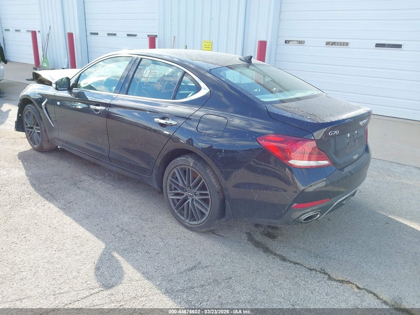 2019 Genesis G70 VIN KMTG54LE4KU042943 IAAI salvage auction — FRONT END, Salvage (Illinois), sold $3,600 on 2026-07-07 (photo 3)