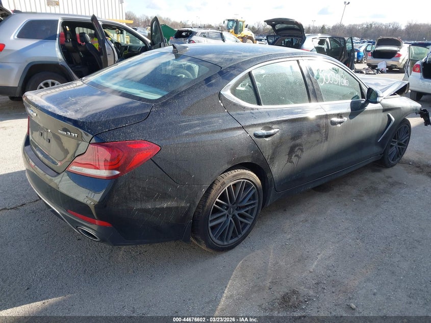 2019 Genesis G70 VIN KMTG54LE4KU042943 IAAI salvage auction — FRONT END, Salvage (Illinois), sold $3,600 on 2026-07-07 (photo 4)