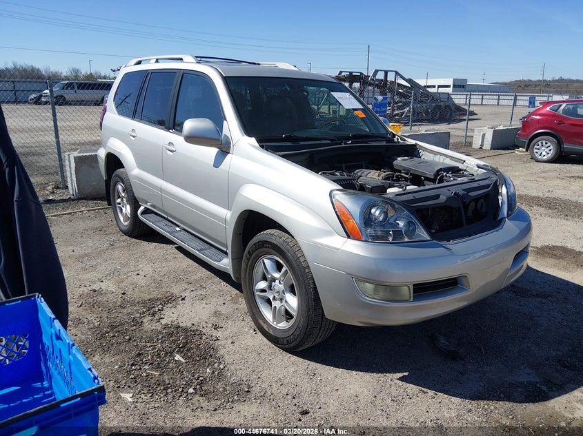 2005 Lexus Gx VIN JTJBT20X550078125 IAAI salvage auction — FRONT END, Clear (Oklahoma), sold $2,550 on 2026-07-26 (photo 1)