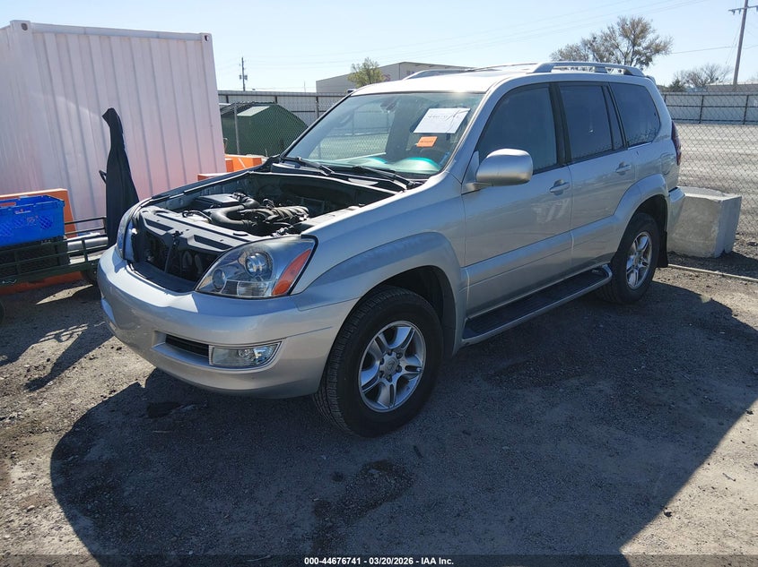 2005 Lexus Gx VIN JTJBT20X550078125 IAAI salvage auction — FRONT END, Clear (Oklahoma), sold $2,550 on 2026-07-26 (photo 2)