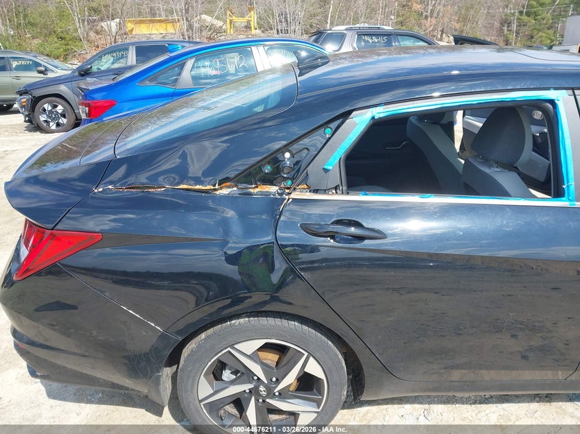 2023 Hyundai Elantra VIN KMHLP4AG3PU520140 IAAI salvage auction — RIGHT REAR, Wait Title, sold $6,300 on 2026-07-28 (photo 6)