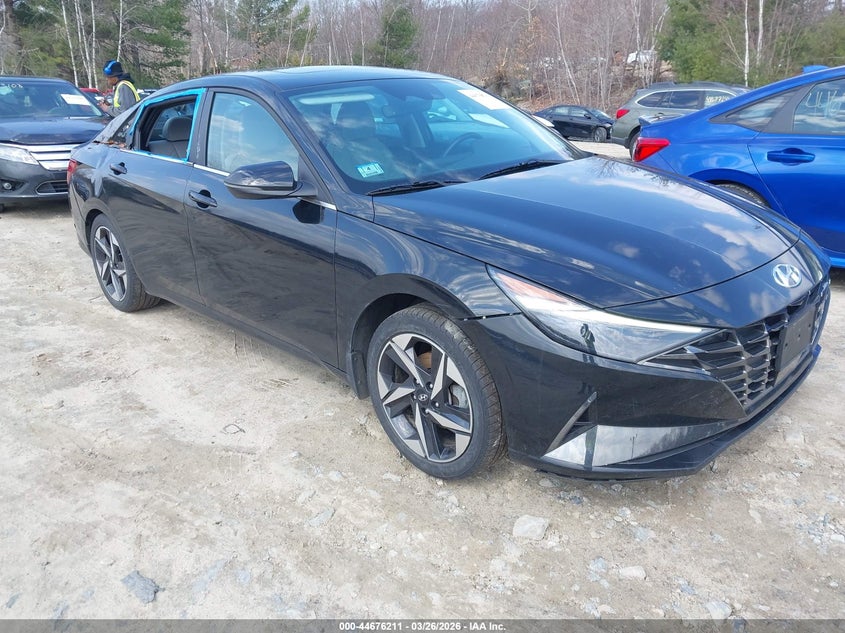 2023 Hyundai Elantra VIN KMHLP4AG3PU520140 IAAI salvage auction — RIGHT REAR, Wait Title, sold $6,300 on 2026-07-28 (photo 1)