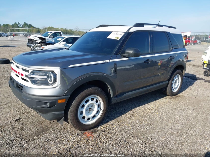 2024 Ford Bronco sport VIN 3FMCR9G61RRF72642 IAAI salvage auction — REAR END, Salvage Title, sold $8,200 on 2026-07-26 (photo 2)