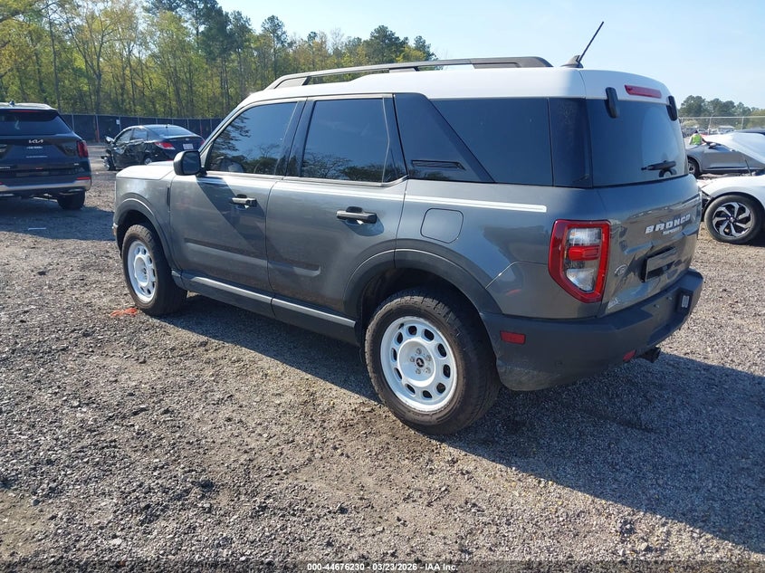 2024 Ford Bronco sport VIN 3FMCR9G61RRF72642 IAAI salvage auction — REAR END, Salvage Title, sold $8,200 on 2026-07-26 (photo 3)