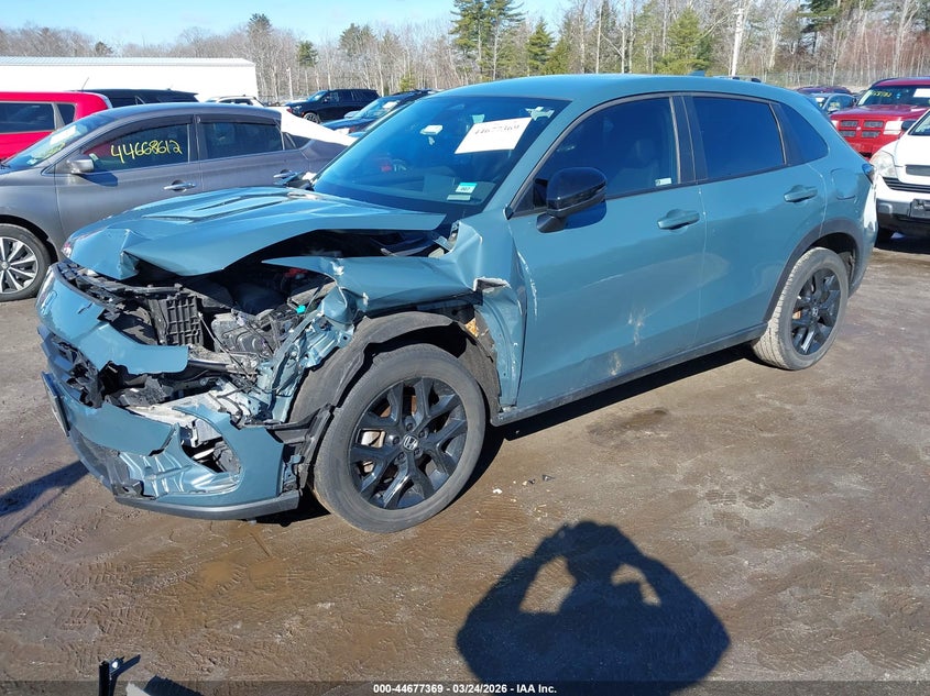 2023 Honda Hr-v VIN 3CZRZ2H52PM702119 IAAI salvage auction — LEFT FRONT, Salvage (Massachusetts), sold $4,950 on 2026-07-17 (photo 2)