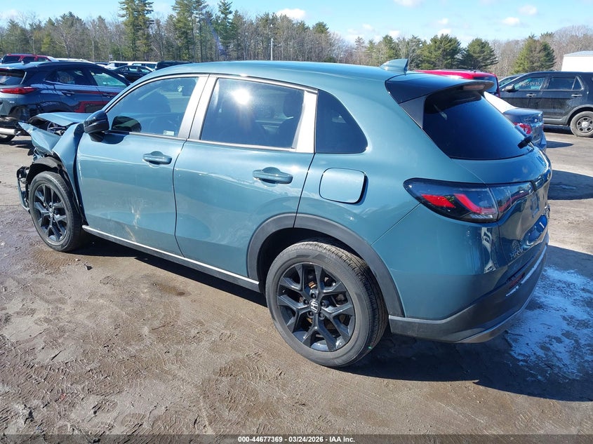 2023 Honda Hr-v VIN 3CZRZ2H52PM702119 IAAI salvage auction — LEFT FRONT, Salvage (Massachusetts), sold $4,950 on 2026-07-17 (photo 3)