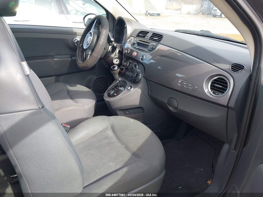 2012 Fiat 500 VIN 3C3CFFAR6CT124510 IAAI salvage auction — NORMAL WEAR, Clear (New York), sold $525 on 2026-08-12 (photo 5)