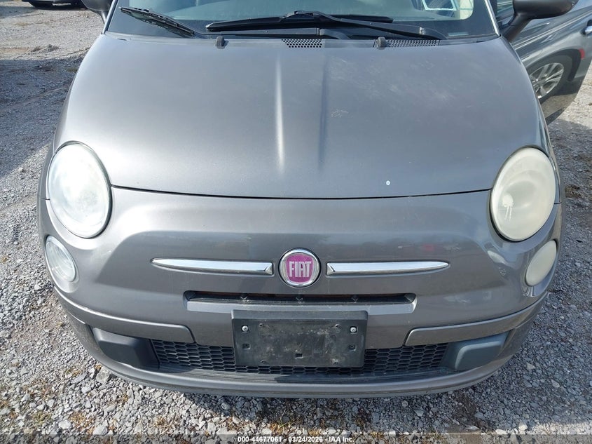 2012 Fiat 500 VIN 3C3CFFAR6CT124510 IAAI salvage auction — NORMAL WEAR, Clear (New York), sold $525 on 2026-08-12 (photo 6)