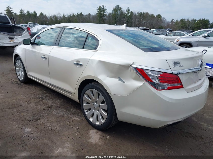 2014 Buick Lacrosse VIN 1G4GC5G39EF275448 IAAI salvage auction — LEFT REAR, Wait Title, sold $725 on 2026-07-10 (photo 3)