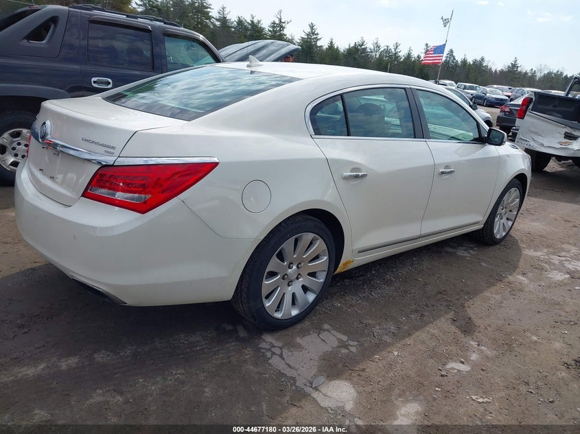 2014 Buick Lacrosse VIN 1G4GC5G39EF275448 IAAI salvage auction — LEFT REAR, Wait Title, sold $725 on 2026-07-10 (photo 4)