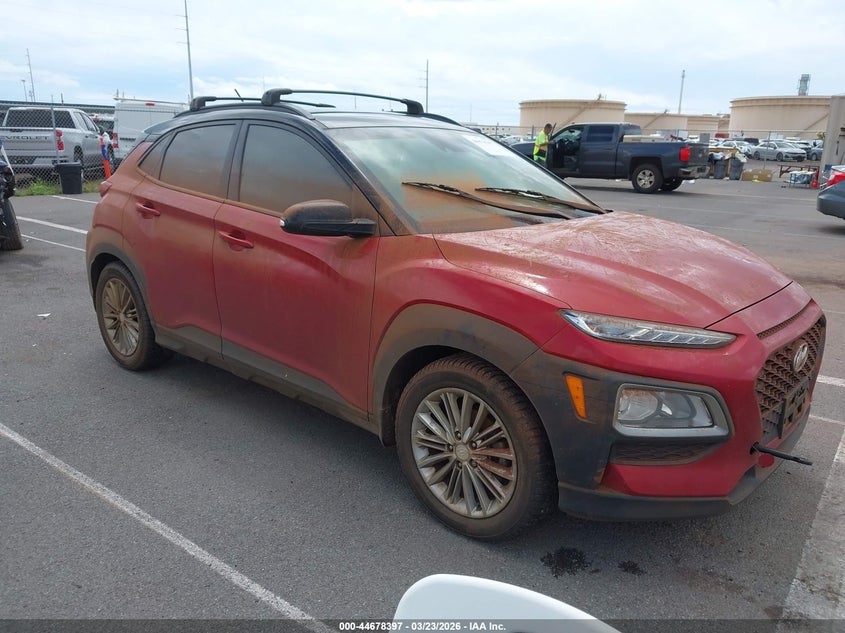 2019 Hyundai Kona VIN KM8K22AA4KU330592 IAAI salvage auction — WATER/FLOOD, Wait Title, sold $25 on 2026-07-28 (photo 1)
