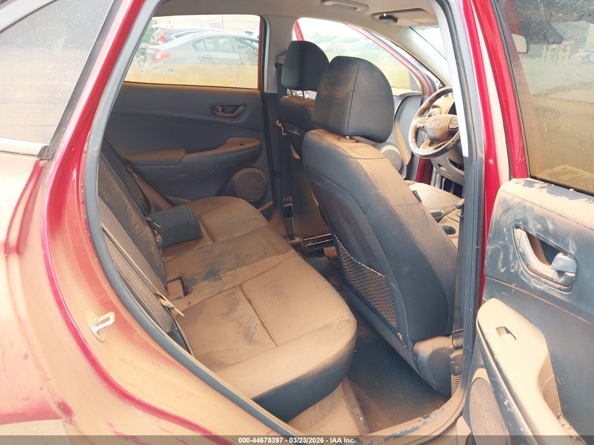 2019 Hyundai Kona VIN KM8K22AA4KU330592 IAAI salvage auction — WATER/FLOOD, Wait Title, sold $25 on 2026-07-28 (photo 8)