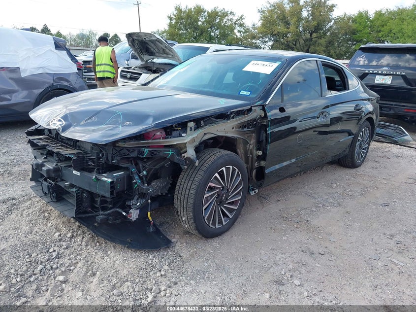 2024 Hyundai Sonata VIN KMHL54JJ4RA093802 IAAI salvage auction — FRONT END, Original (Texas), sold $11,350 on 2026-07-30 (photo 2)