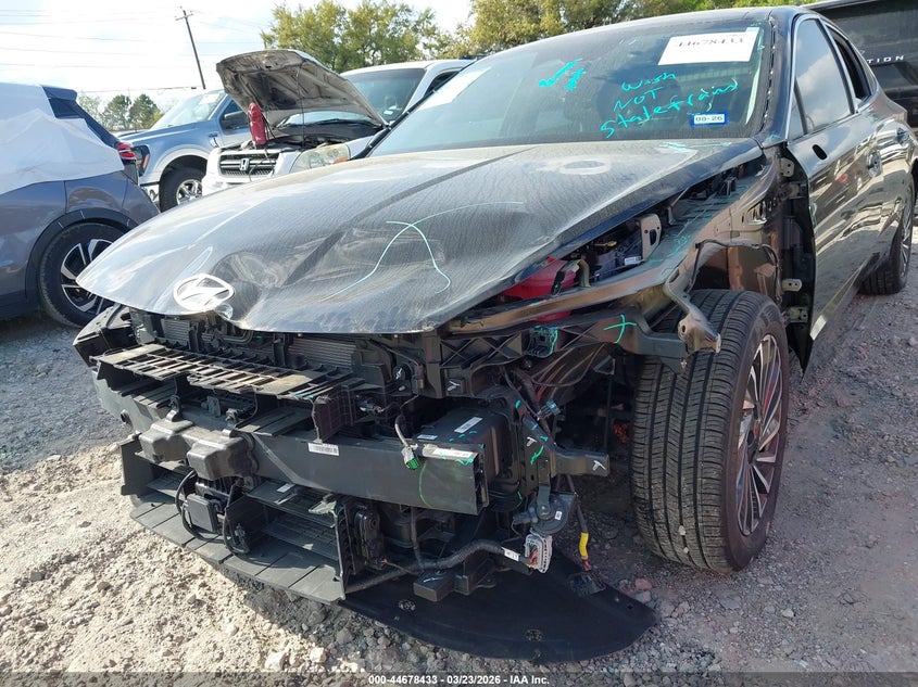 2024 Hyundai Sonata VIN KMHL54JJ4RA093802 IAAI salvage auction — FRONT END, Original (Texas), sold $11,350 on 2026-07-30 (photo 6)