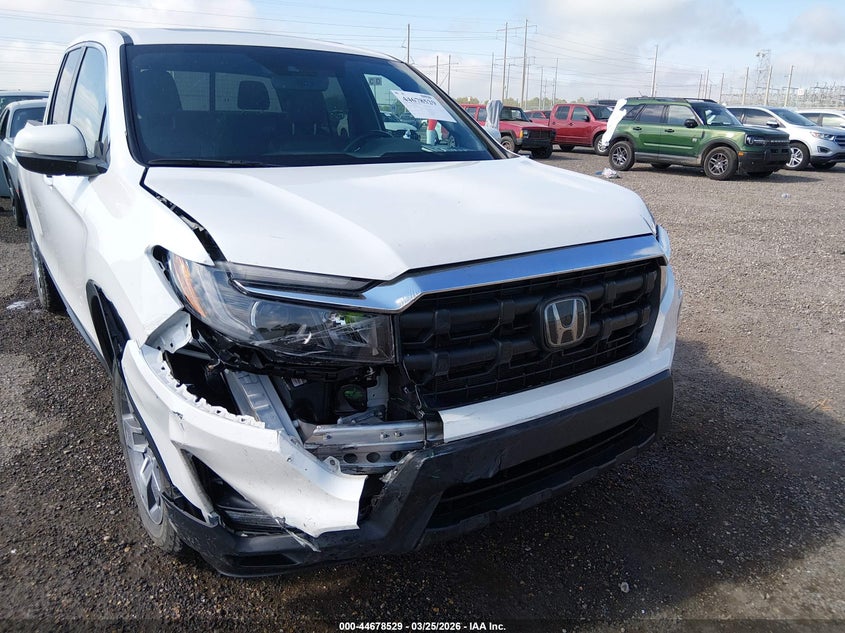 2024 Honda Ridgeline VIN 5FPYK3F53RB014806 IAAI salvage auction — FRONT END, Wait Title, sold $9,800 on 2026-07-29 (photo 6)