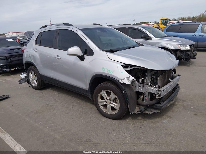 2022 Chevrolet Trax VIN KL7CJPSM5NB567915 IAAI salvage auction — FRONT END, Wait Title, sold $25 on 2026-07-29 (photo 1)