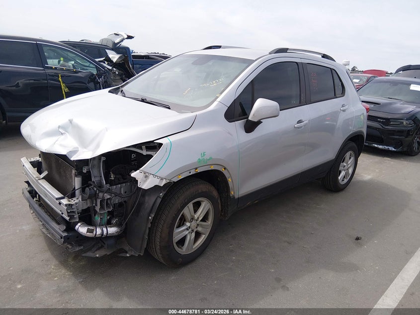 2022 Chevrolet Trax VIN KL7CJPSM5NB567915 IAAI salvage auction — FRONT END, Wait Title, sold $25 on 2026-07-29 (photo 2)