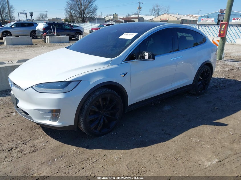 2020 Tesla Model x VIN 5YJXCDE24LF300010 IAAI salvage auction — HAIL, Salvage (Illinois), sold $10,300 on 2026-07-09 (photo 2)