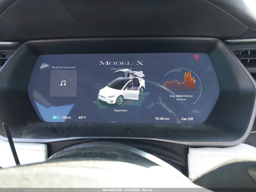 2020 Tesla Model x VIN 5YJXCDE24LF300010 IAAI salvage auction — HAIL, Salvage (Illinois), sold $10,300 on 2026-07-09 (photo 7)