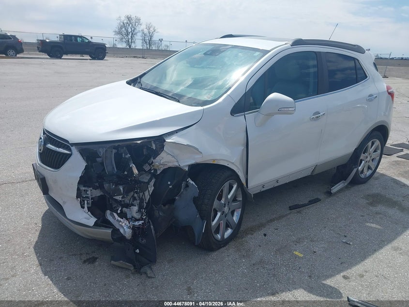2018 Buick Encore VIN KL4CJHSB7JB521983 IAAI salvage auction — LEFT FRONT, Regular Certificate (Iowa), sold $1,500 on 2026-07-28 (photo 2)