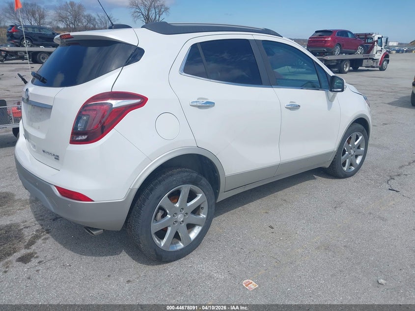 2018 Buick Encore VIN KL4CJHSB7JB521983 IAAI salvage auction — LEFT FRONT, Regular Certificate (Iowa), sold $1,500 on 2026-07-28 (photo 4)