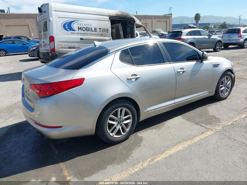 2011 Kia Optima VIN KNAGM4A77B5108124 IAAI salvage auction — FRONT END, Salvage (California), sold $275 on 2026-07-20 (photo 4)