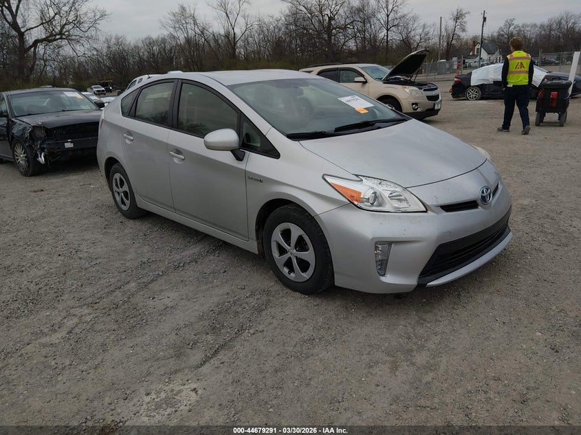 2014 Toyota Prius VIN JTDKN3DU0E0386807 IAAI salvage auction — RIGHT REAR, Salvage (Ohio), sold $1,300 on 2026-07-14 (photo 1)