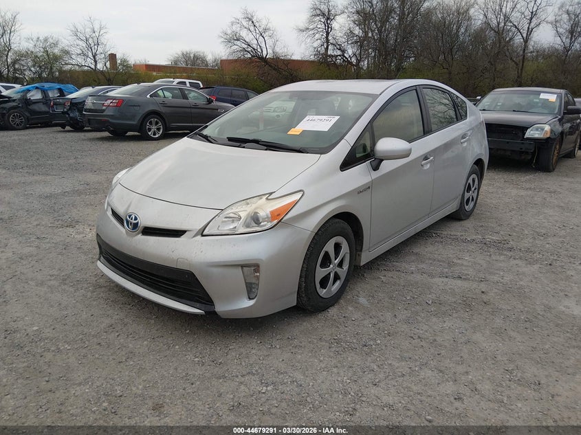 2014 Toyota Prius VIN JTDKN3DU0E0386807 IAAI salvage auction — RIGHT REAR, Salvage (Ohio), sold $1,300 on 2026-07-14 (photo 2)