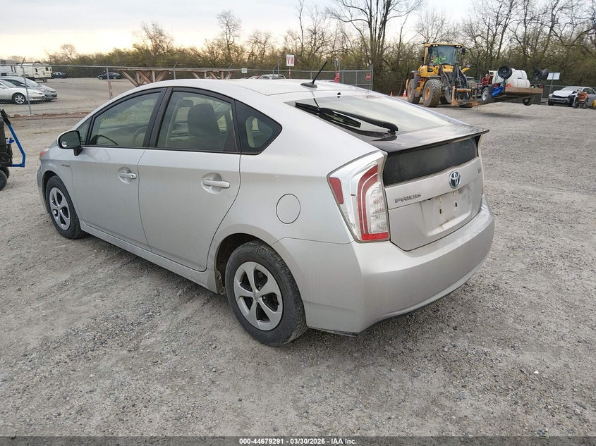 2014 Toyota Prius VIN JTDKN3DU0E0386807 IAAI salvage auction — RIGHT REAR, Salvage (Ohio), sold $1,300 on 2026-07-14 (photo 3)