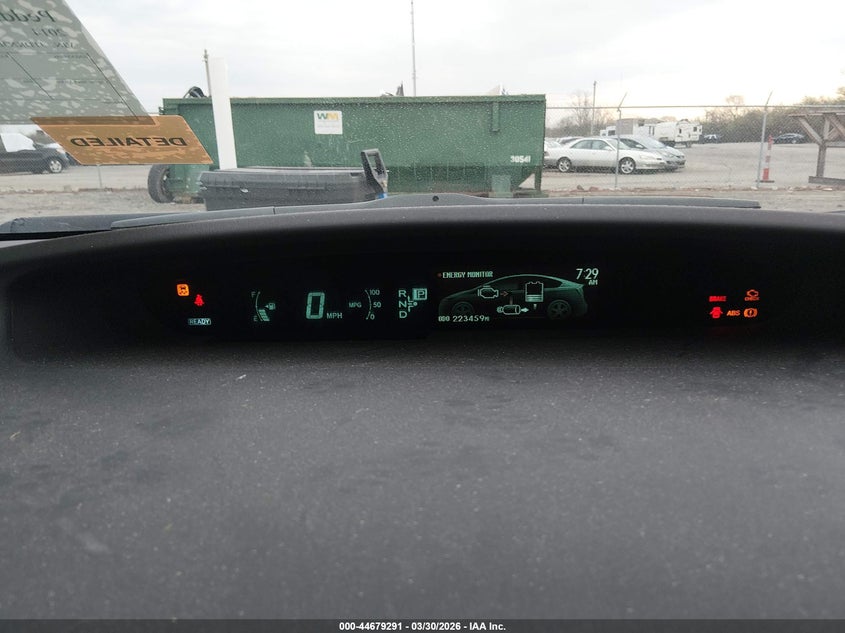 2014 Toyota Prius VIN JTDKN3DU0E0386807 IAAI salvage auction — RIGHT REAR, Salvage (Ohio), sold $1,300 on 2026-07-14 (photo 7)