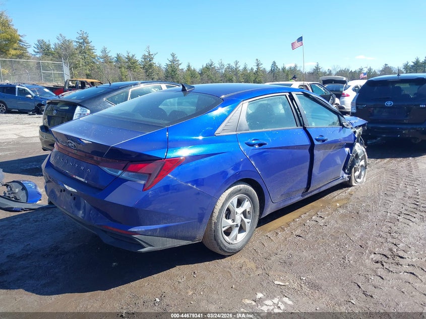 2021 Hyundai Elantra VIN KMHLL4AG5MU127585 IAAI salvage auction — FRONT END, Wait Title, sold $1,500 on 2026-07-24 (photo 4)