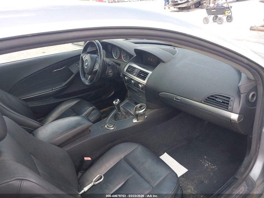 2007 BMW 6er VIN WBAEH13557CR46354 IAAI salvage auction — NORMAL WEAR, Clear (Michigan), sold $1,450 on 2026-07-07 (photo 5)