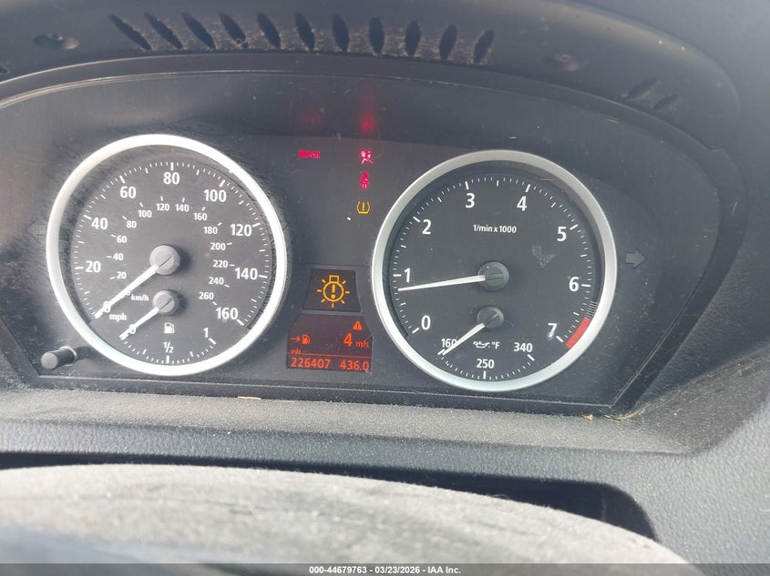 2007 BMW 6er VIN WBAEH13557CR46354 IAAI salvage auction — NORMAL WEAR, Clear (Michigan), sold $1,450 on 2026-07-07 (photo 7)