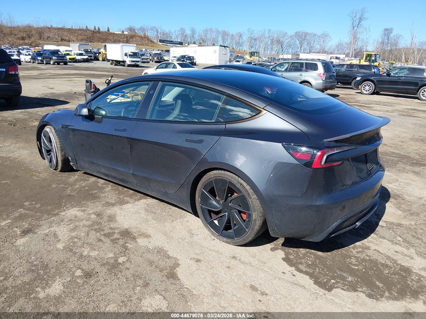2024 Tesla Model 3 VIN 5YJ3E1ET2RF824605 IAAI salvage auction — LEFT FRONT, Wait Title, sold $17,700 on 2026-07-24 (photo 3)