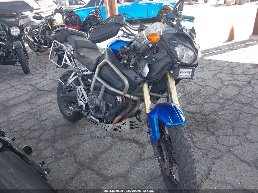 2012 Yamaha Xt VIN JYADP03E0CA000255 IAAI salvage auction — LEFT & RIGHT, Salvage (California), sold $25 on 2026-07-21 (photo 1)