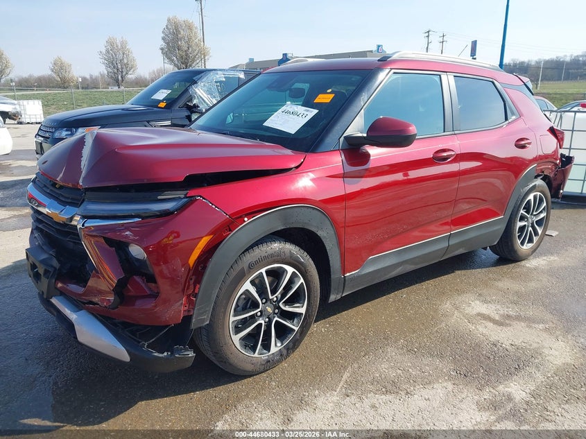 2024 Chevrolet Trailblazer VIN KL79MPSL9RB169833 IAAI salvage auction — FRONT & REAR, Wait Title, sold $3,100 on 2026-07-14 (photo 2)