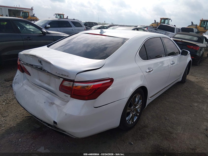 2010 Lexus Ls 460 VIN JTHDL1EF9A5002103 IAAI salvage auction — REAR END, Original (Texas), sold $675 on 2026-07-28 (photo 4)