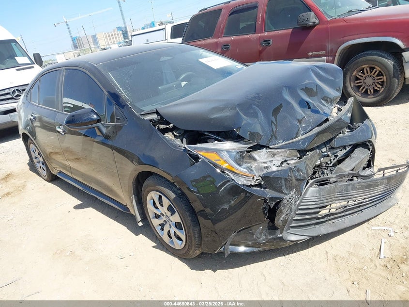 2025 Toyota Corolla VIN 5YFB4MDE6SP256887 IAAI salvage auction — FRONT END, Salvage (Texas), sold $4,100 on 2026-07-13 (photo 1)