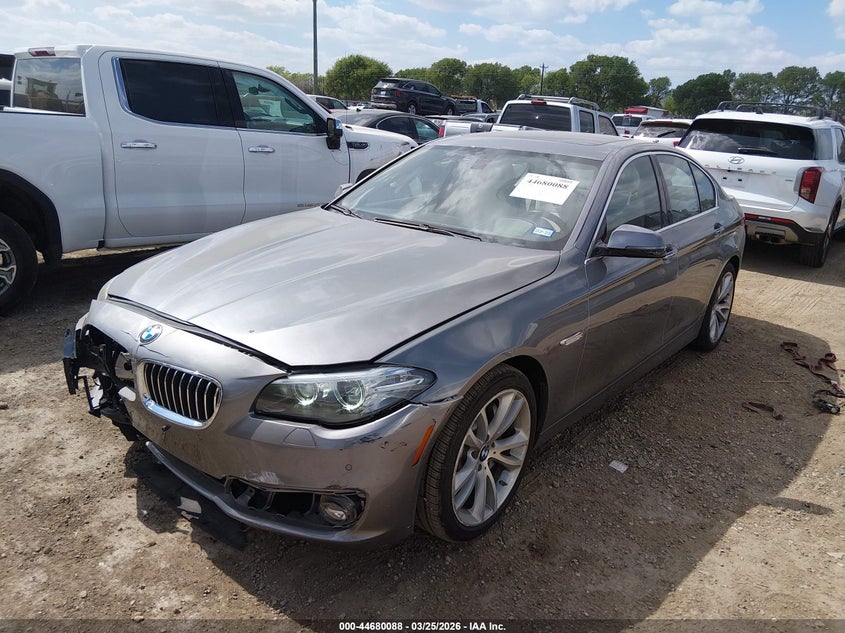 2014 BMW 5er VIN WBA5B1C50ED478851 IAAI salvage auction — FRONT END, Wait Title, sold $650 on 2026-07-28 (photo 2)