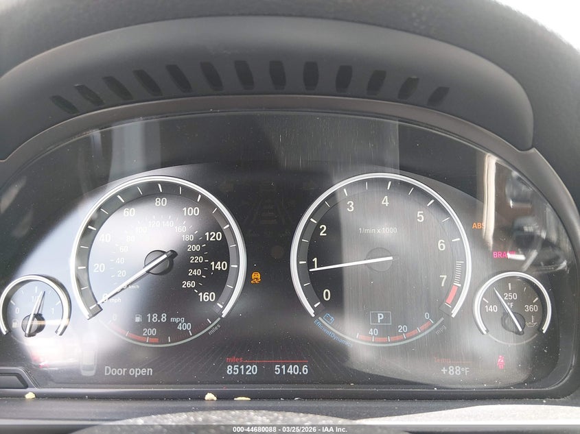 2014 BMW 5er VIN WBA5B1C50ED478851 IAAI salvage auction — FRONT END, Wait Title, sold $650 on 2026-07-28 (photo 7)