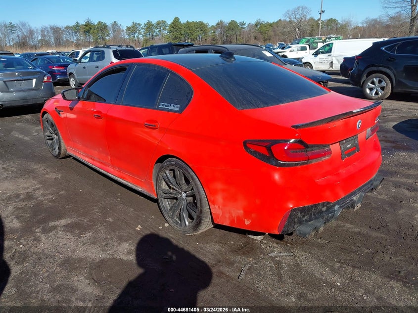 2018 BMW M5 VIN WBSJF0C57JB283411 IAAI salvage auction — Undercarriage, Mv-907A (New York), sold $19,150 on 2026-05-04 (photo 3)