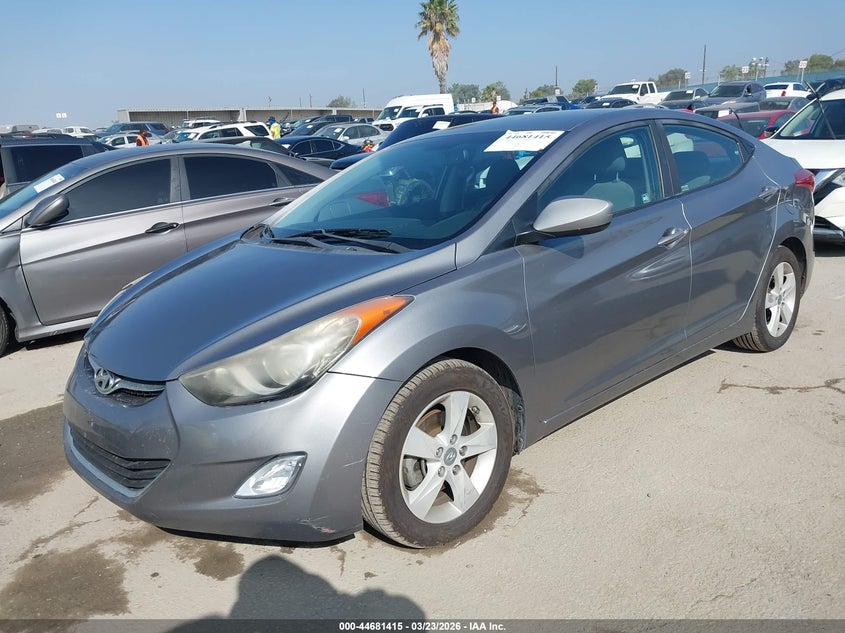 2013 Hyundai Elantra VIN KMHDH4AE2DU572256 IAAI salvage auction — RIGHT FRONT, Salvage Title, sold $1,750 on 2026-07-08 (photo 2)